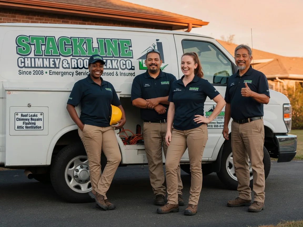 Chimney flashing repair company in Llano, TX